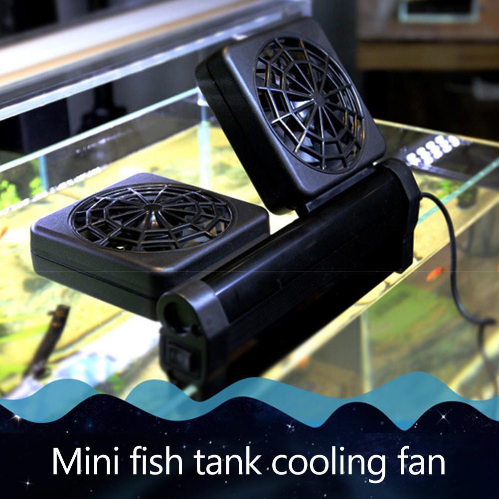 Marine Aquarium Temperature - Мини-вентилятор для охлаждения аквариума, регулируемый малошумный