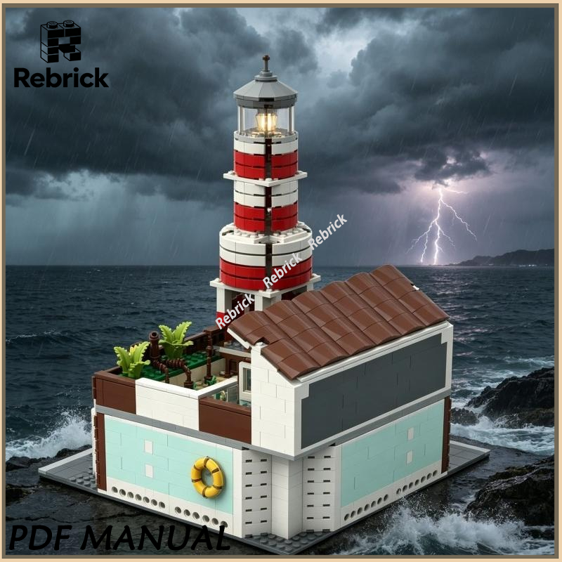 Marine Aquarium Exhibition - Реалистичный городской аквариум MOC, строительные блоки,