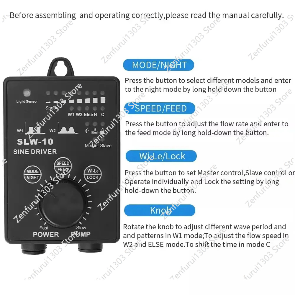 Бесшумный волновой насос SLW10 – обзор и цена Marine Aquarium Wave Maker