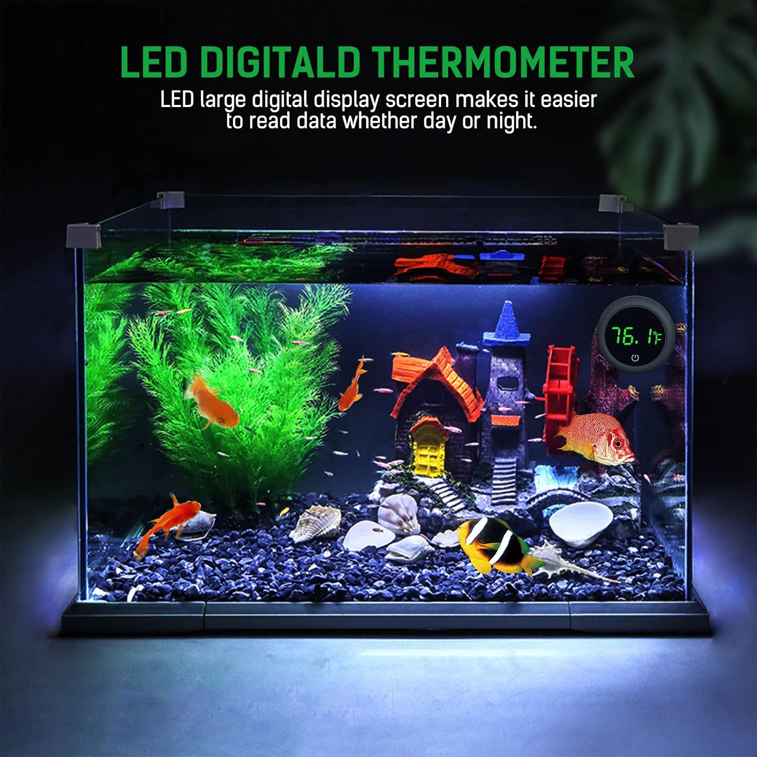 Светодиодный цифровой термомет – обзор и цена Marine Aquarium Temperature